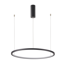 Italux Vinola  PND-56135B-080RPP-BK-3KS4K-TRDIMM lampa wisząca nowoczesna czarna, aluminium, silikon 80cm 3000K+ 4000K LED 48W