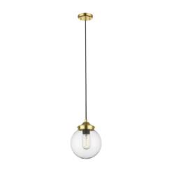 Zuma Line P0454-01D-F7AC RIANO lampa wisząca złoty czarny 1xE27 40W 17cm