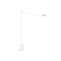 Emibig TRAKER 1 WH/WHITE 525/1 lampa wisząca nowoczesna halogen punktowy oryginalny metal biały podłużny 1x30W Gu-10 300cm