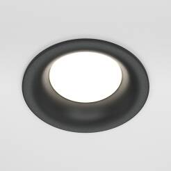 Maytoni Slim DL027-2-01B oprawa do wbudowania czarny aluminium 1x50W GU10 8,5cm