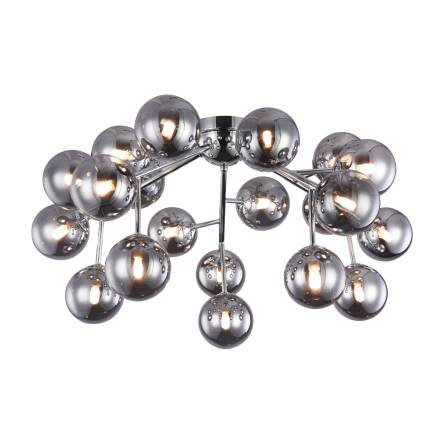 Maytoni Dallas MOD545PL-20CH plafon lampa sufitowa rama metalowa chrom szklane klosze 20XG9 28W 75cm