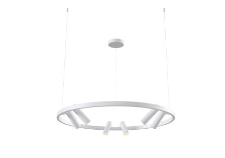 Maytoni Satellite MOD102PL-L42W lampa wisząca metal biała LED 42W 3000K 90cm