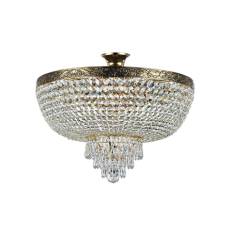 Maytoni Palace DIA890-CL-06-G plafon lampa sufitowa rama metalowa mosiądz kryształy 6xE27 60W 50 cm