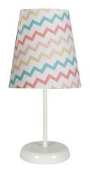 Candellux RIVER 41-63021 lampa stołowa abażur multikolor 1X40W E14 14cm