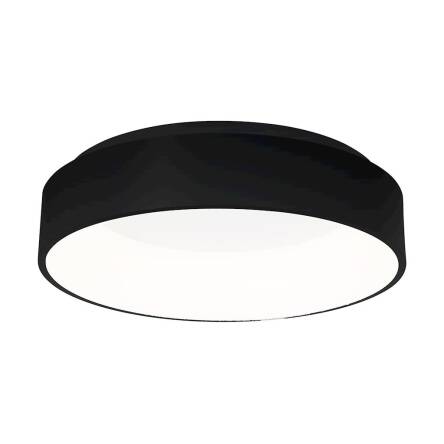 Milagro OHIO BLACK ML3832 plafon lampa sufitowa okrągła oprawa matowa czarny minimalistyczny design 24W LED 4000K 45cm