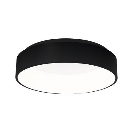 Milagro OHIO BLACK ML3832 plafon lampa sufitowa okrągła oprawa matowa czarny minimalistyczny design 24W LED 4000K 45cm