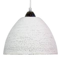 Candellux BRAID 31-32751 lampa wisząca sznurek biały 1X60W E27 23cm