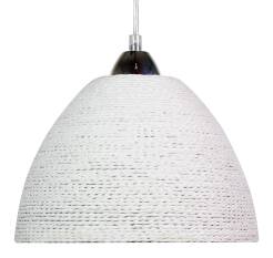 Candellux BRAID 31-32751 lampa wisząca sznurek biały 1X60W E27 23cm