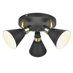 Italux Biagio MB-H16079CK-3 plafon lampa sufitowa retro 3xE40W E14 39cm