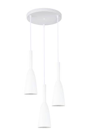 Light Prestige Solin 3 LP-181/3P WH lampa wisząca biała metalowa 3x60W E27 100cm