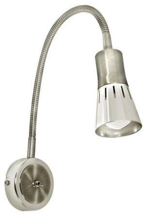 Candellux ARENA 91-94776 kinkiet lampa ścienna wysięgnik nikiel mat 1x40W R50 E14 6,4cm