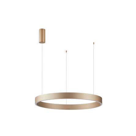 Italux Brasco Down PND-56215-060RPP-GD-3KS4K-TRDIMM lampa wisząca złota ring LED 40W 3000K + 4000K 60cm