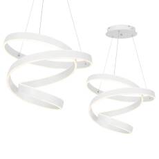 Milagro ANDROMEDA WHITE ML5492 lampa wisząca regulacja wysokości biała nowoczesna LED 45W 4000K 50cm
