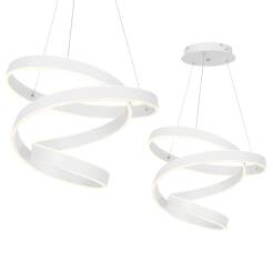Milagro ANDROMEDA WHITE ML5492 lampa wisząca regulacja wysokości biała nowoczesna LED 45W 4000K 50cm