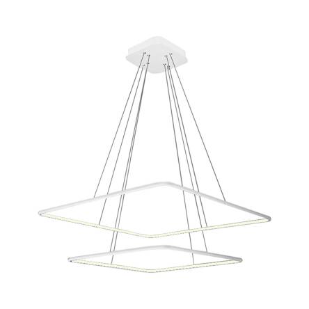 Milagro NIX WHITE ML514 lampa wisząca biała nowoczesna regulacja wysokości LED 50W 3000K 60cm