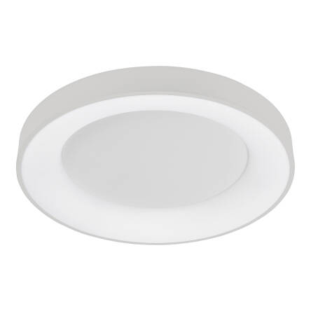 Italux Giulia 5304-850RC-WH-3 plafon lampa sufitowa nowoczesny okrągły aluminium akryl biały 60cm IP20 LED 50W 3000K