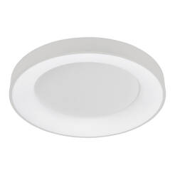 Italux Giulia 5304-850RC-WH-3 plafon lampa sufitowa nowoczesny okrągły aluminium akryl biały 60cm IP20 LED 50W 3000K