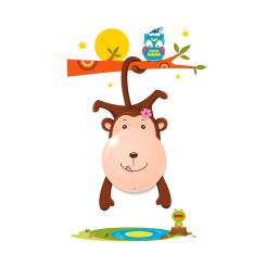 Milagro MONKEY ML115 kinkiet lampa ścienna dziecięca małpka 0,6W LED 12,5cm