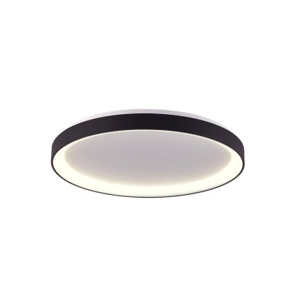 Italux Vico PLF-53675-058RC-BK-3KS4K-TRDIMM lampa sufitowa nowoczesna czarna, 58cm 3000K + 4000K LED 48W