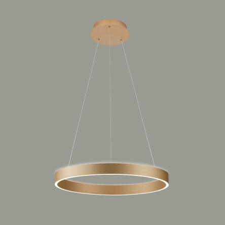 Italux Brasco Up Down PND-56215D-080RPC-GD-3KS4K-TRDIMM lampa wisząca złota LED 80W 3000K + 4000K 80cm