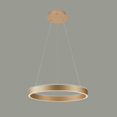 Italux Brasco Up Down PND-56215D-080RPC-GD-3KS4K-TRDIMM lampa wisząca złota LED 80W 3000K + 4000K 80cm