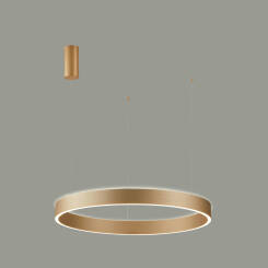 Italux Brasco Up Down PND-56215D-080RPP-GD-3KS4K-TRDIMM lampa wisząca złota LED 80W 3000K + 4000K 80cm