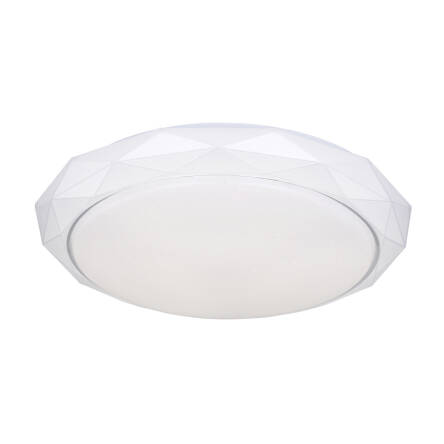 Globo ANDI 48304CCT lampa sufitowa biała LED 48W 3000-4500-6500K 50cm