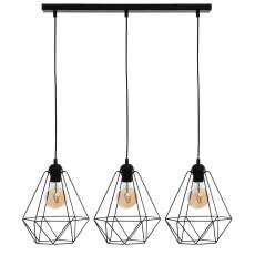 Milagro BASKET BLACK MLP7215 lampa wisząca industrialna czarna metalowa koszyk 3xE27 70cm