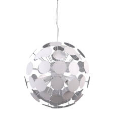 Italux lampa wisząca Mailone AD20180/6 WH+SILV metalowa 50cm