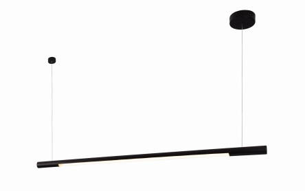 Maxlight ORGANIC HORIZON P0358 lampa wisząca metalowa czarna 1x26W LED 3000K 150cm