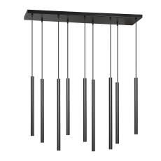 Emibig SELTER 9 BLACK 552/9 lampa wisząca designerski spot halogen punktowy tuby czarne długie 9x30W G9 92cm