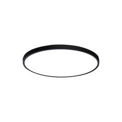 Italux Alata PLF-72836-300R-24W-BL plafon czarny okrągły LED 24W regulacja barwy 30cm