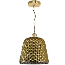 Milagro RIO ML5556 lampa wisząca złota metalowa ozdobne wytłoczenia 1xE27 25cm