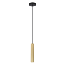 Italux Rilok  PND-83920-1-GD  lampa wisząca, sufitowa, nowoczesna, aluminium, złota, tuba 1xGU10, 10W, 30 cm, IP20