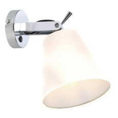 Light Prestige Bali LP-5031/1W WH kinkiet lampa ścienna prosta elegancka biały abażur tkanina 1x60W E27 17cm