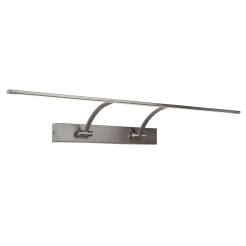 Italux Camila MB1079L kinkiet lampa ścienna metal nikiel satynowany LED 13,5W IP20 75cm 3000K