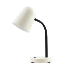 Italux Prato  TB-37643-BG lampa stołowa nowoczesna, biały, średnica 14 cm, 1x5W E27  