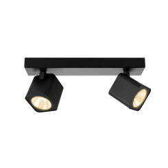 Italux Aveiro SPL-31981-2B-BK spot oprawa natynkowa nowoczesna czarny metal 2x10W LED 4000K 28 cm