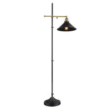 Globo LENIUS 15053S lampa podłogowa czarna 1xE27 60W 30cm