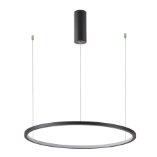 Italux Vinola  PND-56135B-100RPP-BK-3KS4K-TRDIMM lampa wisząca nowoczesna czarna, aluminium, silikon 100cm 3000K+ 4000K LED 58W