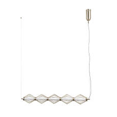 Italux Sevil PND-34403-5-HBR lampa wisząca złota druciana LED 25W 89cm