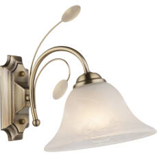 Globo POSADAS 69007-1W kinkiet lampa ścienna antyczny mosiądz 1xE27 19 cm