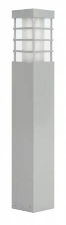 SU-MA RADO II 2 AL lampa stojąca srebrna E27 IP54 50cm