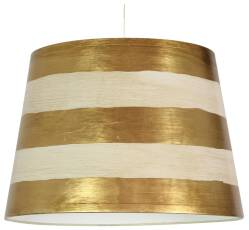 Candellux AMERICANO 31-32324 lampa wisząca abażur złoty 1X60W E27 35cm