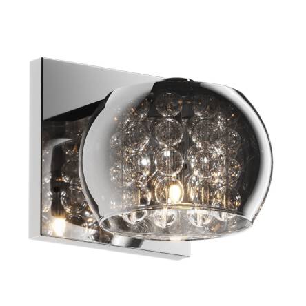 Zuma Line W0076-01A-B5FZ CRYSTAL kinkiet lampa ścienna chrom kryształy 1xG9 42W 13cm