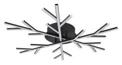 Apeti SAMOS A0017-130 plafon lampa sufitowa czarna LED 40W 4000K 70cm