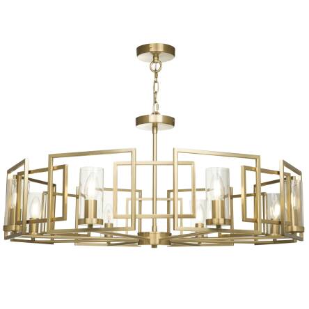 Maytoni Bowi H009PL-08G lampa wisząca metalowa rama złota 8 żarówek 8xE14 40W