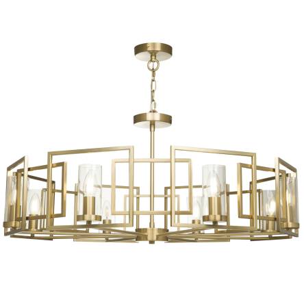 Maytoni Bowi H009PL-08G lampa wisząca metalowa rama złota 8 żarówek 8xE14 40W