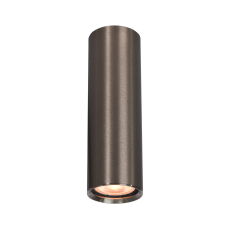 Italux Lopus  CLN-48930-M-BRO oprawa natynkowa, sufitowa, nowoczesna, aluminium, brązowa tuba 1xGU10, 10W, 17 cm, IP20