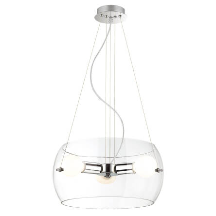 Italux lampa wisząca Lemio MA05020C-003 szklana przeźroczysta 37,5 cm